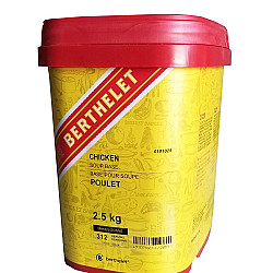 Base pour soupe de poulet - 5.75kg - Berthelet