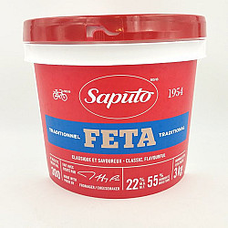 Bloc de feta lait de vache - 3kg - Saputo