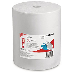 Chiffon blanc de nettoyage alimentaire en rouleau - 1100 feuilles - Wypall