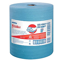 Chiffon bleu de nettoyage alimentaire en rouleau - 475 feuilles - Wypall