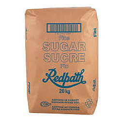 Sucre fin granulé - 20kg - Redpath