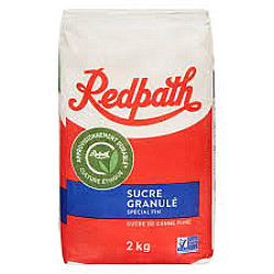 Sucre fin - 2kg - Redpath