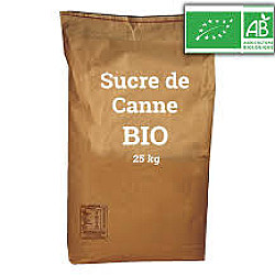 Sucre de canne biologique de Colombie - 25kg