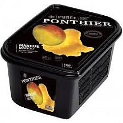 Purée de mangue 10% de sucre (surgelée) - 1kg - Ponthier