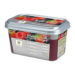 Purée de fruits rouges des bois 10% de sucre (surgelée) - 1kg - Ravifruit