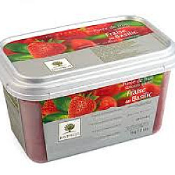 Purée de fraise 10% de sucre (surgelée) - 1kg - Ravifruit