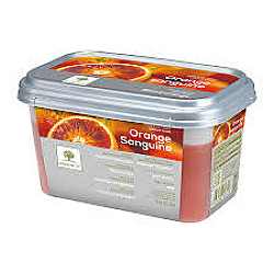 Purée d'orange sanguine 10% de sucre (surgelée) - 1kg - Ravifruit