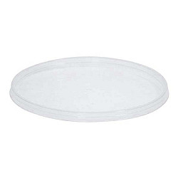 Couvercle clair rond pour contenant 8 à 32oz