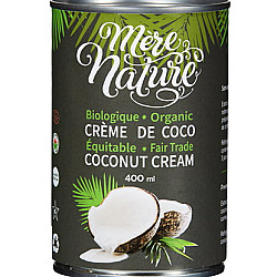 Crème de coco biologique et équitable - 12X400ml - Mère Nature