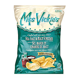 Croustilles sel de mer et vinaigre de malt - 40X40gr - Miss Vickie's