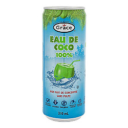 Eau de coco pure à 100% - 24X310ml - Grace