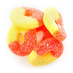 Gummie anneau aux pêches - 6X1.5kg - Quérico