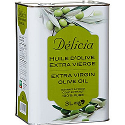 Huile d'olive extra vierge - 3lt - Délicia