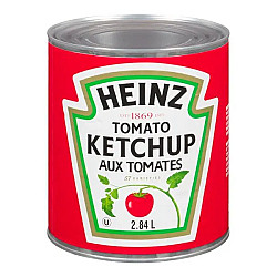 Ketchup aux tomates en conserve - 2.84lt - Menu