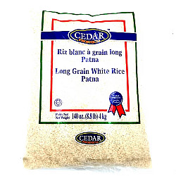 Riz blanc long grain - Cedar - 4KG