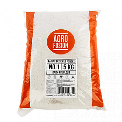 Farine de seigle foncé - 5KG - Agrofusion