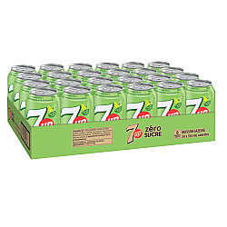 7up SANS SUCRE en cannettes - 32X355ml - 7UP