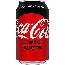 Coke zéro en cannette - 32X355ml - Coca-Cola