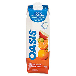 Jus d'orange pur déjeuner - 12X960ML - Oasis