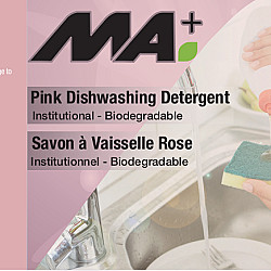 Détergent à vaisselle rose - MA+ - 4L