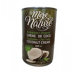 Crème de coco biologique - Mère Nature - 400ML