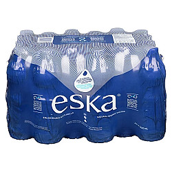 Bouteille d'eau naturelle en plastique - 24X500ml - Eska