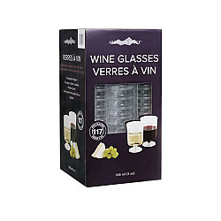 Verre à vin en plastique 5OZ - 117 unités