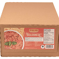Sauce bolognaise congelée - 3X2.75KG - 0'Sole Mio