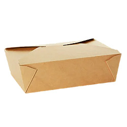 Boîte kraft refermable #4 (110oz) - 160 unités