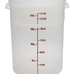 Sceau de 20L avec couvercle (22PTE) - Cambro - 2 par parquet