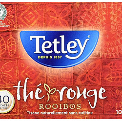 Thé rouge Rooibos en sachet - 40X100GR - Tetley