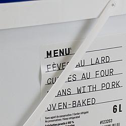 Fève au lard - 6L - Menu