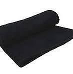 Serviette en microfibres noires 14X14 - 10 unités