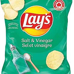 Croustille Lay's - Sel et vinaigre - 40 x 40g