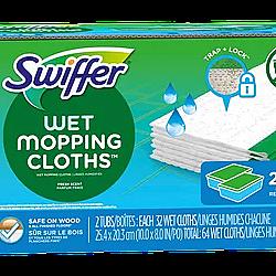 Swiffer linges humidifiés Paquet de 64