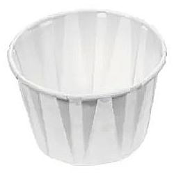 Godet de papier plissé 2OZ - 5000 unités
