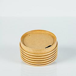 Couvercle en carton pour verre 10-20oz - 1000 unités - Cambium