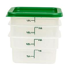 Contenants avec couvercles translucides - 1,9 L - Cambro