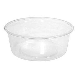 Contenant deli rond 8oz - Plastipak - 1000 unitées