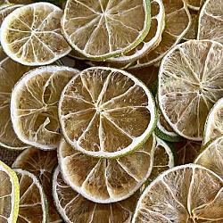 Rondelles de limes déshydratés - 100G
