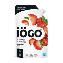 Yogourt à la fraise en poche - 2KG - IÖGO PÜR
