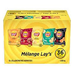 Chips mélange de variété - 36X28G - Lay's