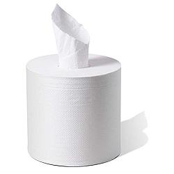 Essuie-mains blanc à dévidoir central 2 plis 600 feuilles - 6unités - Kruger