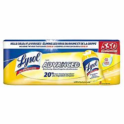 Serviettes désinfectantes - 5X110 feuilles - Lysol
