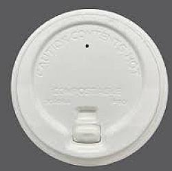 Couvercle à café blanc 10@16oz - 1000 unités - Mi-Ma