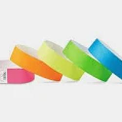 Bracelets colorés en papier - 600 unités