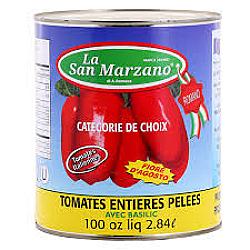 Tomate italienne pelée - 6X796ML - La San Marzano