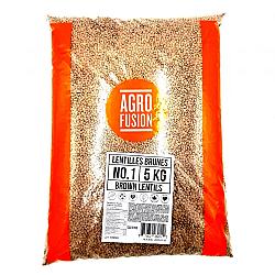 Lentilles brunes - 5KG - Agrofusion