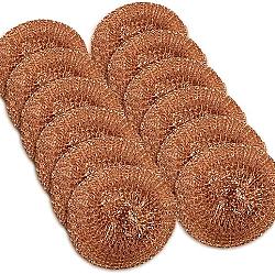 Éponges à récurer en cuivre - SCRUBIT - 12 unitées