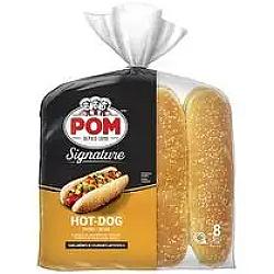 pain a hot dog sésame - POM - 3 x 8 unitée